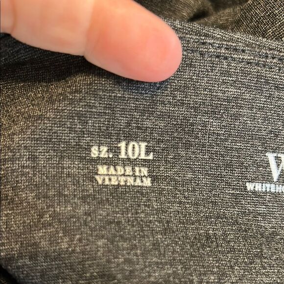 WHITE HOUSE BLACK MARKET Gray Ponte Knit Runway Leggings Size 10 Long Stretch - Picture 8 of 11